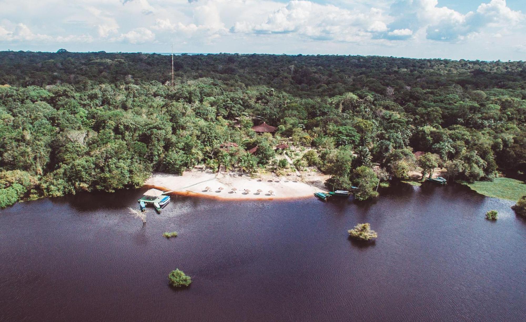 Amazon Ecopark Jungle Lodge ماناوس المظهر الخارجي الصورة
